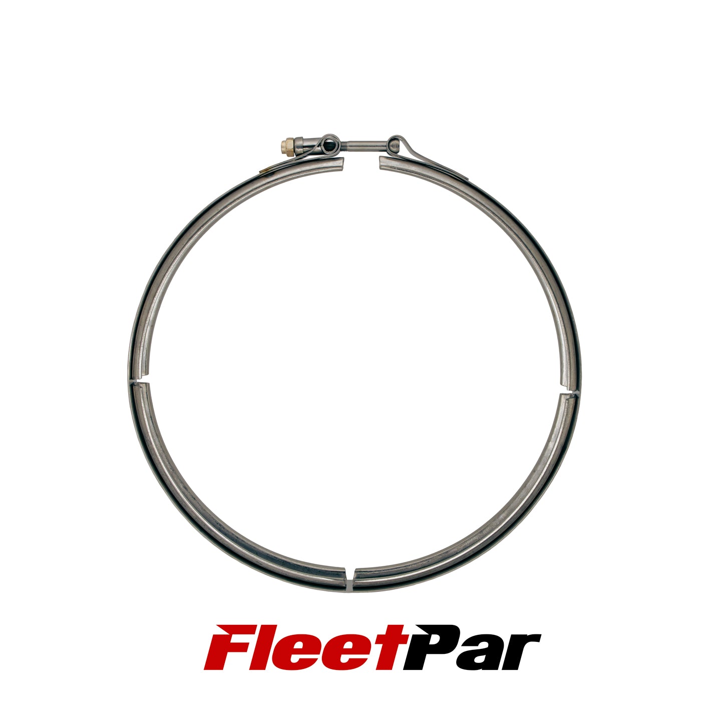 A front view of the Cummins/Paccar Diesel Particulate Filter (DPF) Clamp, displaying its front structure and detailing. Part numbers: 5304849, 2011939PE, 2011939, A041Y497, A041V673.