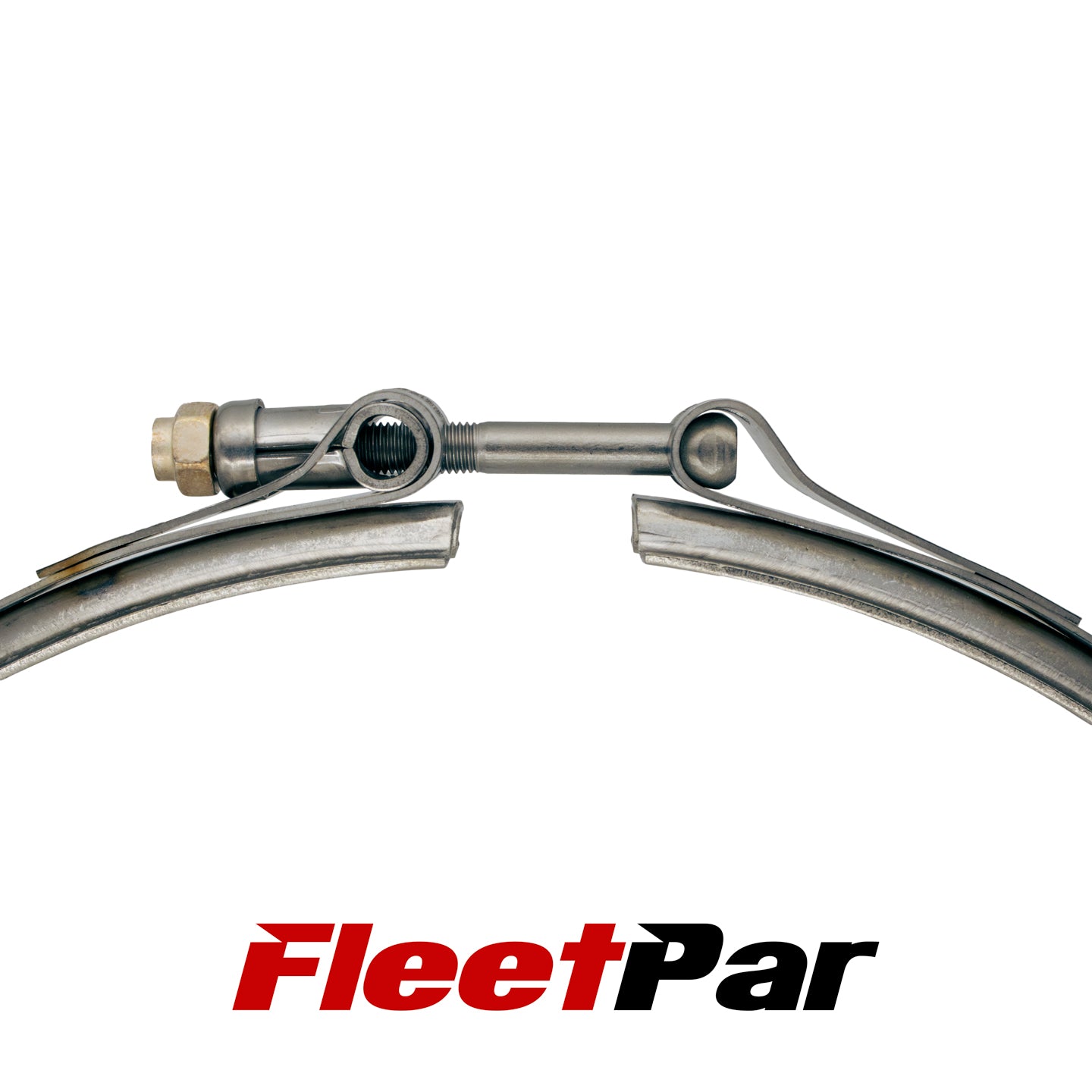 A close-up of the Cummins/Paccar Diesel Particulate Filter (DPF) Clamp, focusing on the clamp's intricate details and construction. Part numbers: 5304849, 2011939PE, 2011939, A041Y497, A041V673.