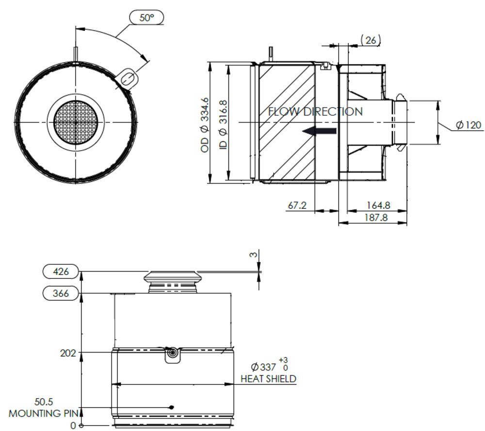 Schematics of the DOC