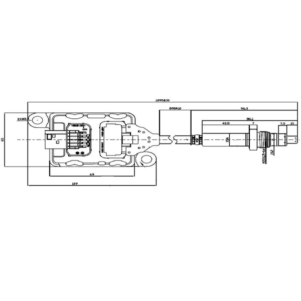NOx Sensor for Cummins | 2872948, 2872948NX, 2872948RX, 3017729C1