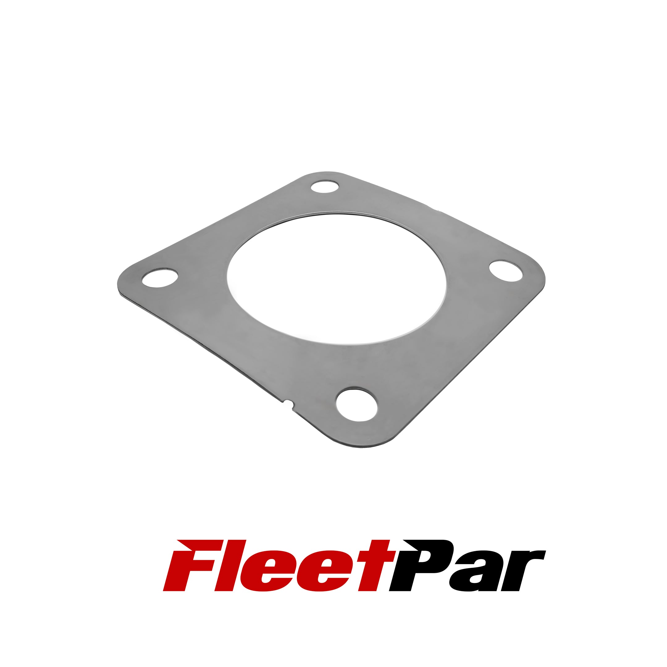 Isuzu DPF Gasket presented in an angled top view, highlighting its premium metal square design and precise engineering.