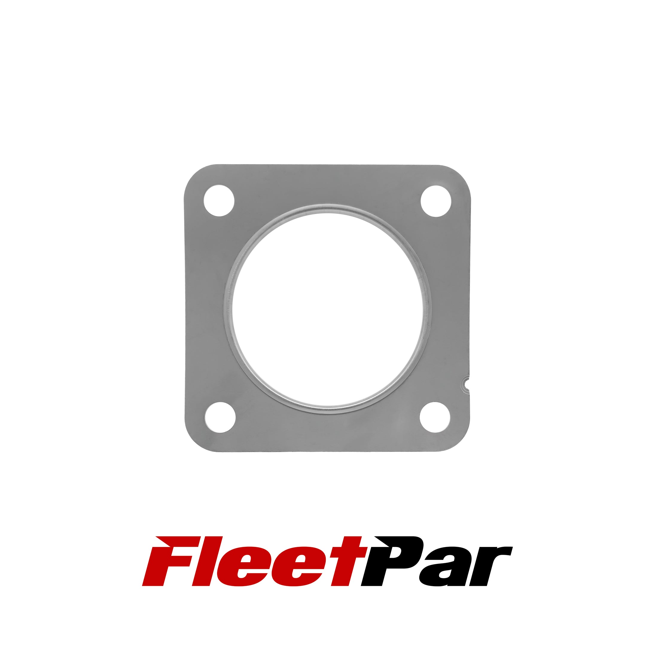 Isuzu Diesel Particulate Filter (DPF) Gasket - Metal Square, showcasing the front side for a detailed perspective on its construction and design.