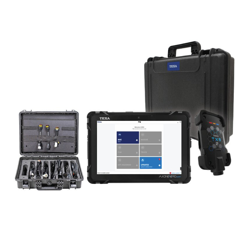 TEXA Axone Nemo Light Motorcycle Diagnostic Kit with TXB2 Interface and Essential Cable Set – BIKE IDC6 Software