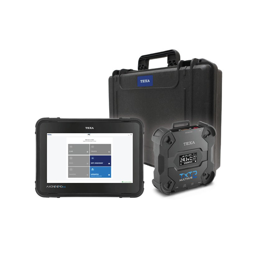 TEXA Axone Nemo Plus Off-Highway Diagnostic Kit with Multihub 2 and Deutsch Adapter – Rugged Solution for Industrial & Heavy-Duty Equipment