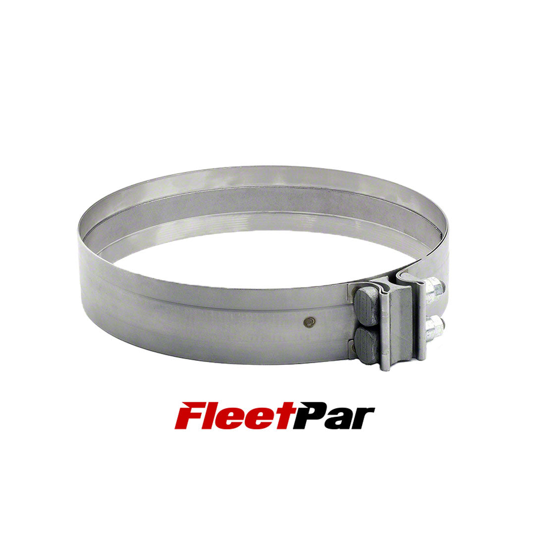 A close-up of a Detroit DD13/DD15 DPF Clamp with part number A6809950302, 674-7010, A0004902241