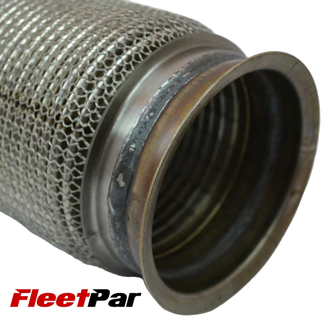 Exhaust Bellow Kit |Volvo/Mack | Fits Cummins ISX 15.0, Mack MP8, Volvo D13, VNL 670 Gen 2 (2003-2019) | 4in. Inlet / 5in. Outlet x 17.7in. OAL BLW | 21428534, 21959393, 22307701