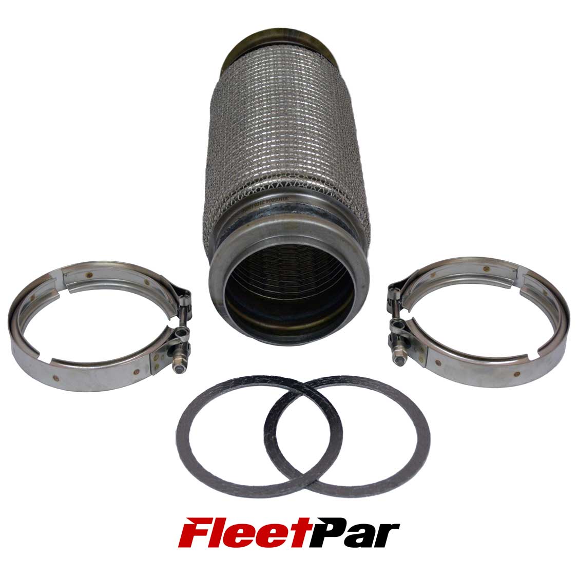 Exhaust Bellow Kit | Peterbilt/Kenworth | Fits Cummins ISX, ISX 11.9, 15.0, Paccar PX-9, MX, MX-13 | 4in.Inlet and Outlet x 12.6in. OAL BLW | EBKW11865, M663541, M664111