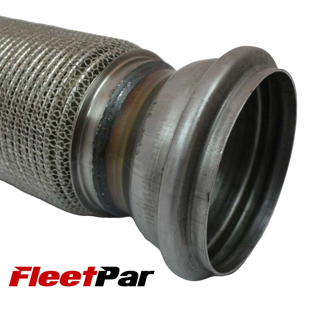 Exhaust Bellow Kit |Volvo/Mack | Fits Cummins ISX 15.0, Mack MP8, Volvo D13, VNL 670 Gen 2 (2003-2019) | 4in. Inlet / 5in. Outlet x 17.7in. OAL BLW | 21428534, 21959393, 22307701