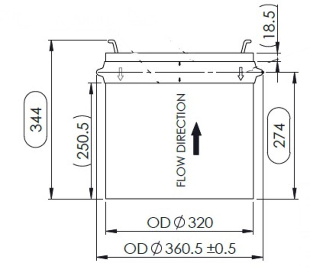 Volvo/Mack MP7 / MP8 / D11 / D13 DPF | 21716414, 21716416, 22936980, 23108407, 23108408, 7421716414, 21775798, 23105393, 23135528, 7421716419