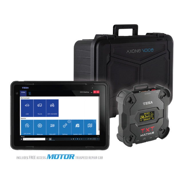 Photo of Texa Axone Voice, TXT Mulithub, and Secure Case