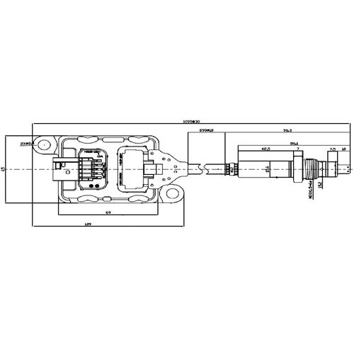 NOx Sensor for Cummins | 1954665, 1954665PRX, 2872946, 2872946RX, 4326 ...
